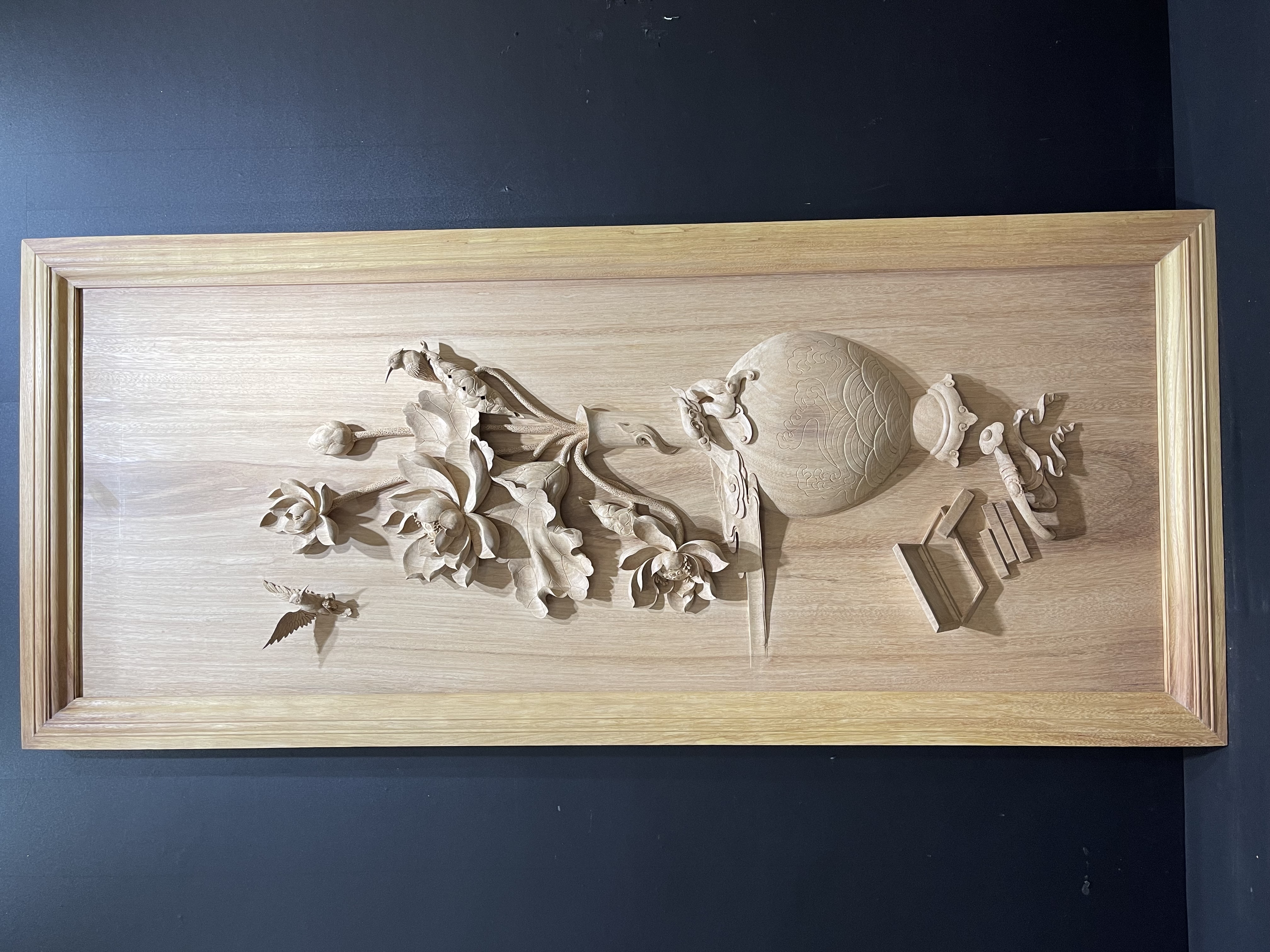 Bộ Tranh Tứ Bình trên chất liệu gỗ Gõ mới nhất