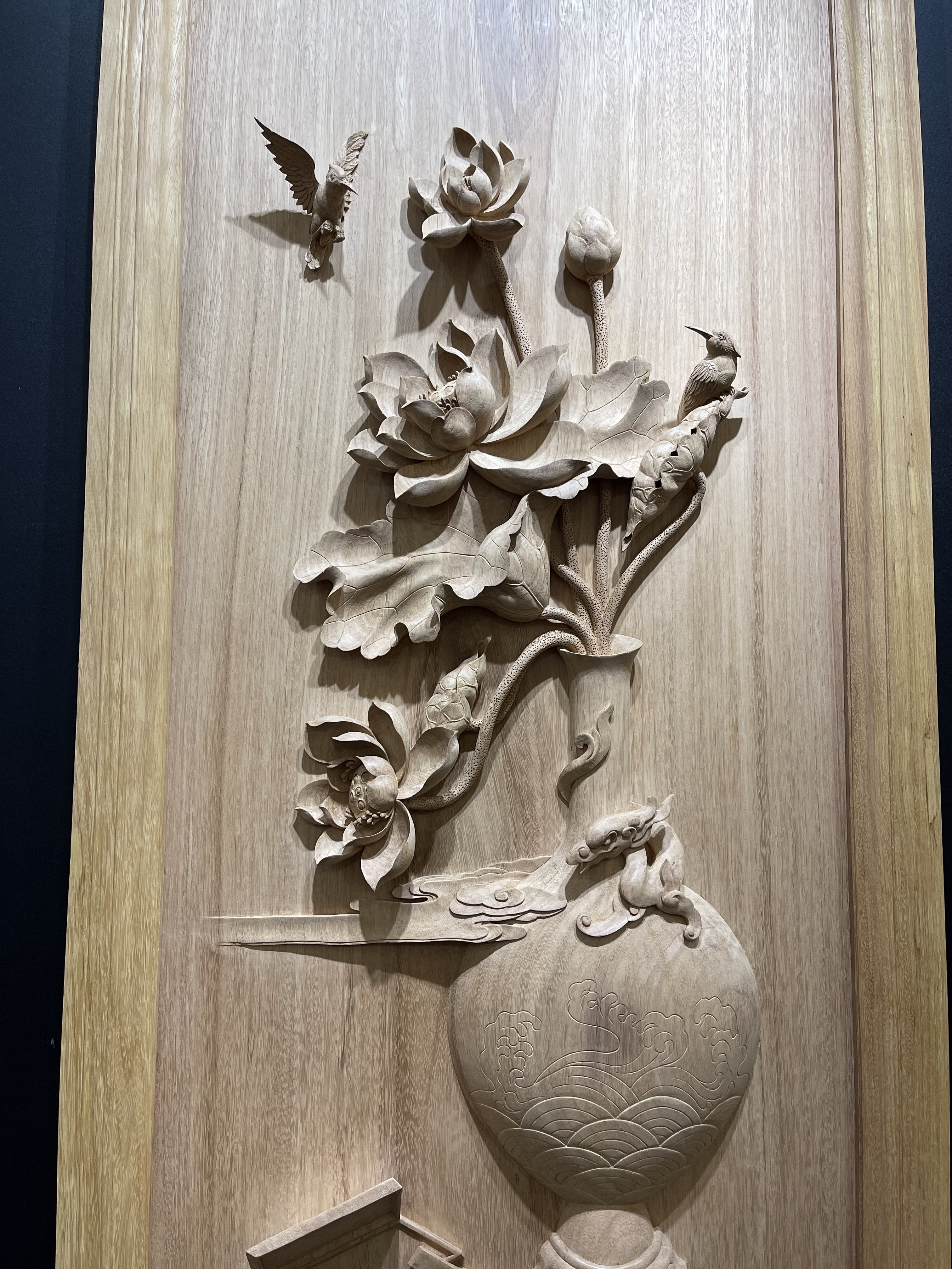 Bộ Tranh Tứ Bình trên chất liệu gỗ Gõ mới nhất