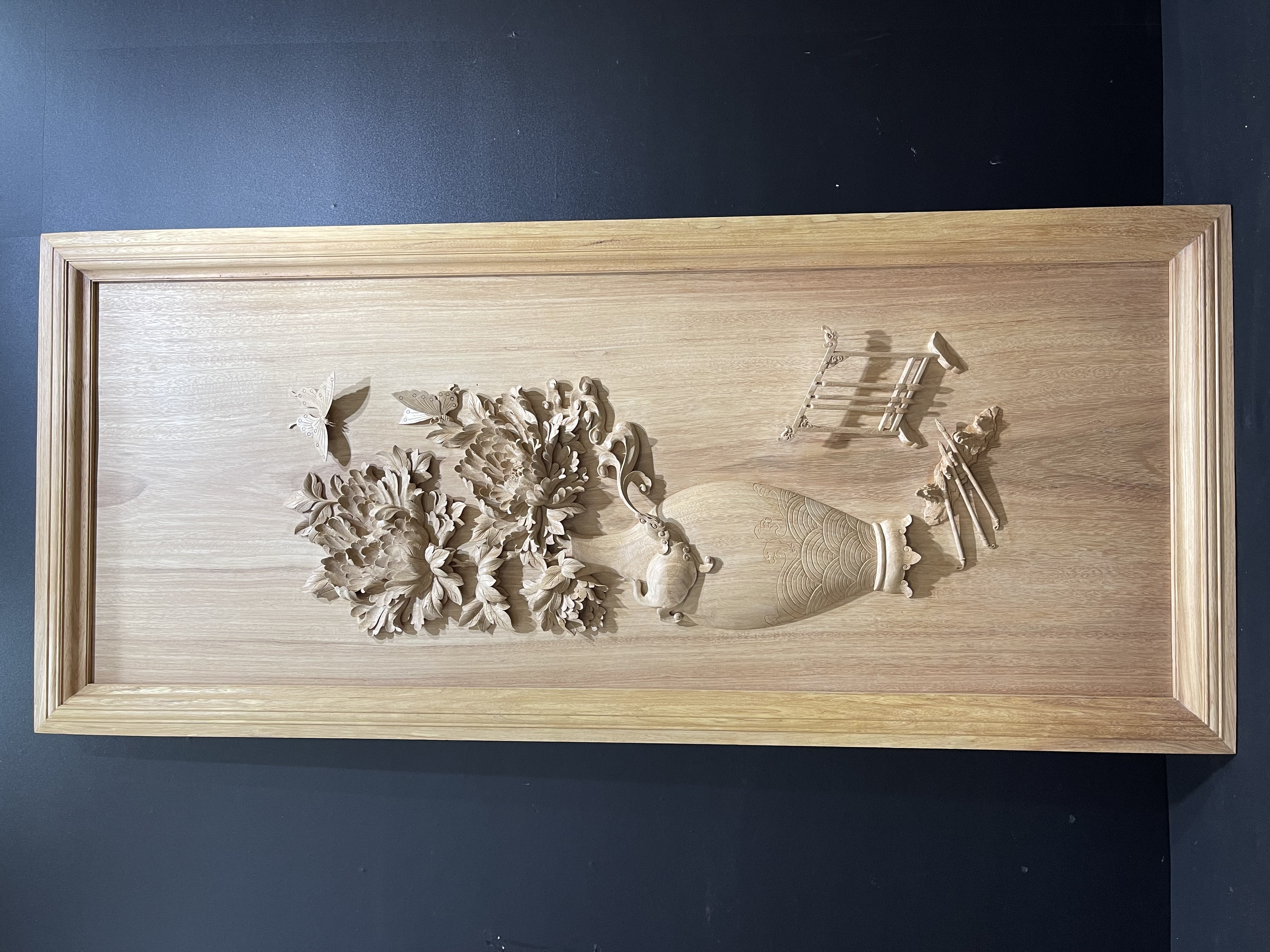 Bộ Tranh Tứ Bình trên chất liệu gỗ Gõ mới nhất